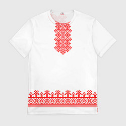 Футболка мужская Славянская вышиванка рубаха, цвет: 3D-принт