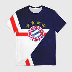 Футболка мужская Бавария звезды геометрия, цвет: 3D-принт