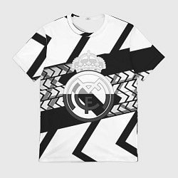 Мужская футболка Реал Мадрид краски полосы