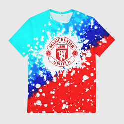 Мужская футболка Манчестер Юнайтед неон