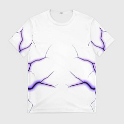 Футболка мужская Color white purple, цвет: 3D-принт