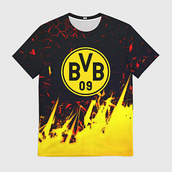 Мужская футболка Borussia краски соты