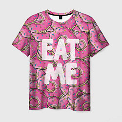 Мужская футболка Eat me, Homer