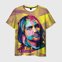 Мужская футболка Kurt Cobain: Abstraction