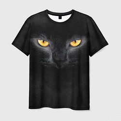 Мужская футболка Черная кошка
