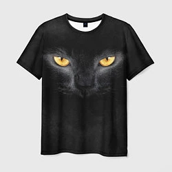 Мужская футболка Черная кошка