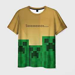 Мужская футболка Minecraft Sssss