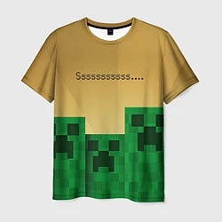 Мужская футболка Minecraft Sssss