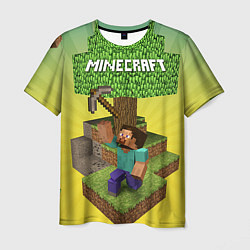 Футболка мужская Minecraft Tree, цвет: 3D-принт