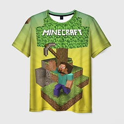 Мужская футболка Minecraft Tree