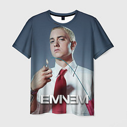 Мужская футболка Eminem Fire