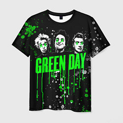 Мужская футболка Green Day: Acid Colour