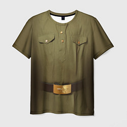 Мужская футболка Униформа солдата