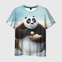 Мужская футболка Кунг фу панда