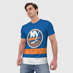 Футболка мужская New York Islanders, цвет: 3D-принт — фото 2