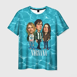Мужская футболка Nirvana: Water