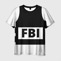 Футболка мужская Бронежилет FBI, цвет: 3D-принт