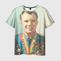 Мужская футболка Гагарин в орденах