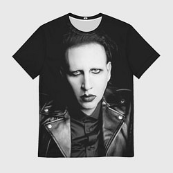 Футболка мужская Мэрилин Мэнсон, цвет: 3D-принт
