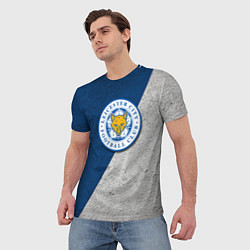 Футболка мужская Leicester City FC, цвет: 3D-принт — фото 2