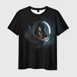 Мужская футболка Aliens Astronaut