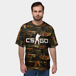 Футболка оверсайз мужская Counter-Strike Global Offensive, цвет: 3D-принт — фото 2