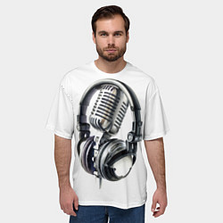 Футболка оверсайз мужская Диджей, цвет: 3D-принт — фото 2