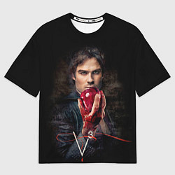 Футболка оверсайз мужская Damon Salvatore V3, цвет: 3D-принт