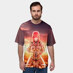 Футболка оверсайз мужская Fairy Tail, цвет: 3D-принт — фото 2
