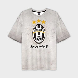 Футболка оверсайз мужская Juventus3, цвет: 3D-принт