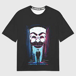 Футболка оверсайз мужская Mr Robot: Anonymous, цвет: 3D-принт