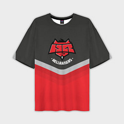 Футболка оверсайз мужская HellRaisers Uniform, цвет: 3D-принт