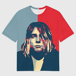 Мужская футболка оверсайз Kurt Cobain