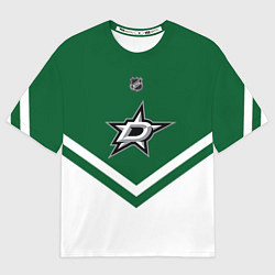 Футболка оверсайз мужская NHL: Dallas Stars, цвет: 3D-принт