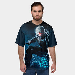 Футболка оверсайз мужская Metal gear solid 4, цвет: 3D-принт — фото 2