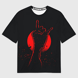 Футболка оверсайз мужская Zombie Rock, цвет: 3D-принт