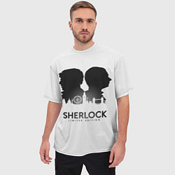 Футболка оверсайз мужская Sherlock Edition, цвет: 3D-принт — фото 2