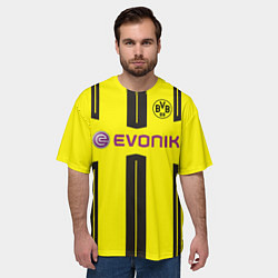 Футболка оверсайз мужская BVB: Marco Reus, цвет: 3D-принт — фото 2