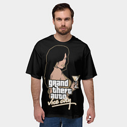 Футболка оверсайз мужская GTA Vice City, цвет: 3D-принт — фото 2