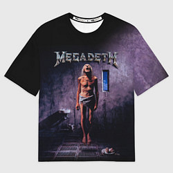 Футболка оверсайз мужская Megadeth: Madness, цвет: 3D-принт