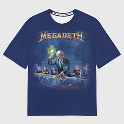 Футболка оверсайз мужская Megadeth: Rust In Peace, цвет: 3D-принт