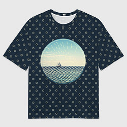 Футболка оверсайз мужская Морское настроение, цвет: 3D-принт