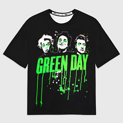 Футболка оверсайз мужская Green Day: Acid eyes, цвет: 3D-принт
