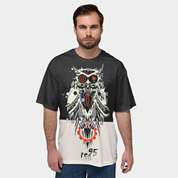 Футболка оверсайз мужская TDD Owl 95, цвет: 3D-принт — фото 2