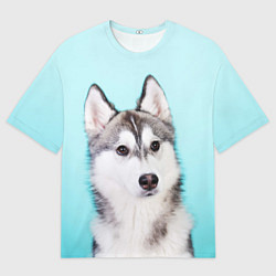 Мужская футболка оверсайз Blue