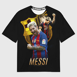 Футболка оверсайз мужская Messi Star, цвет: 3D-принт