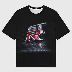Футболка оверсайз мужская Nissan Gtr - sports car, цвет: 3D-принт