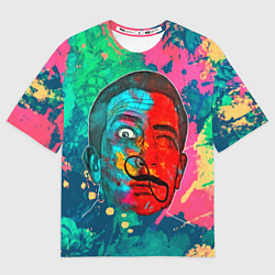 Мужская футболка оверсайз Dali Art