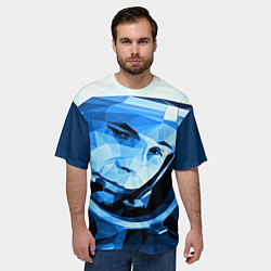 Футболка оверсайз мужская Gagarin Art, цвет: 3D-принт — фото 2
