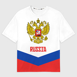 Футболка оверсайз мужская Russia Hockey Team, цвет: 3D-принт